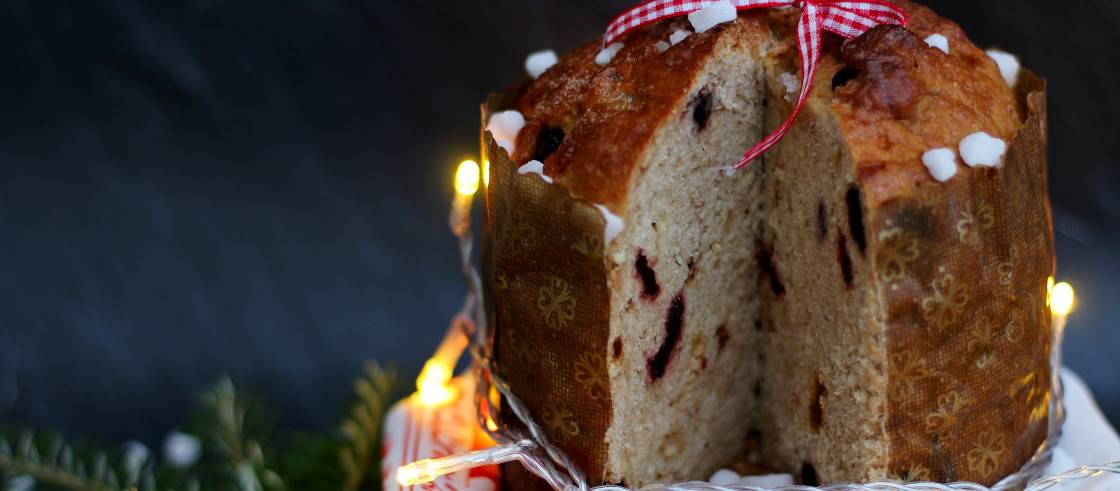 Panettone nakrojené